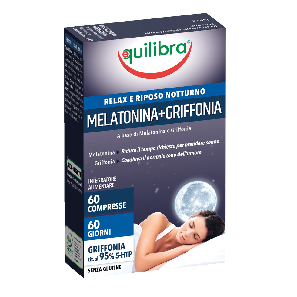Equiibra Мелатонин плус Грифонија – 60 таблети