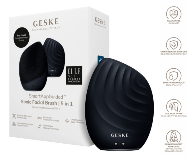 Geske Sonic Facial Brush 5 in 1 Четка за нега на лице со сонична технологија 5 во 1 - Image 2