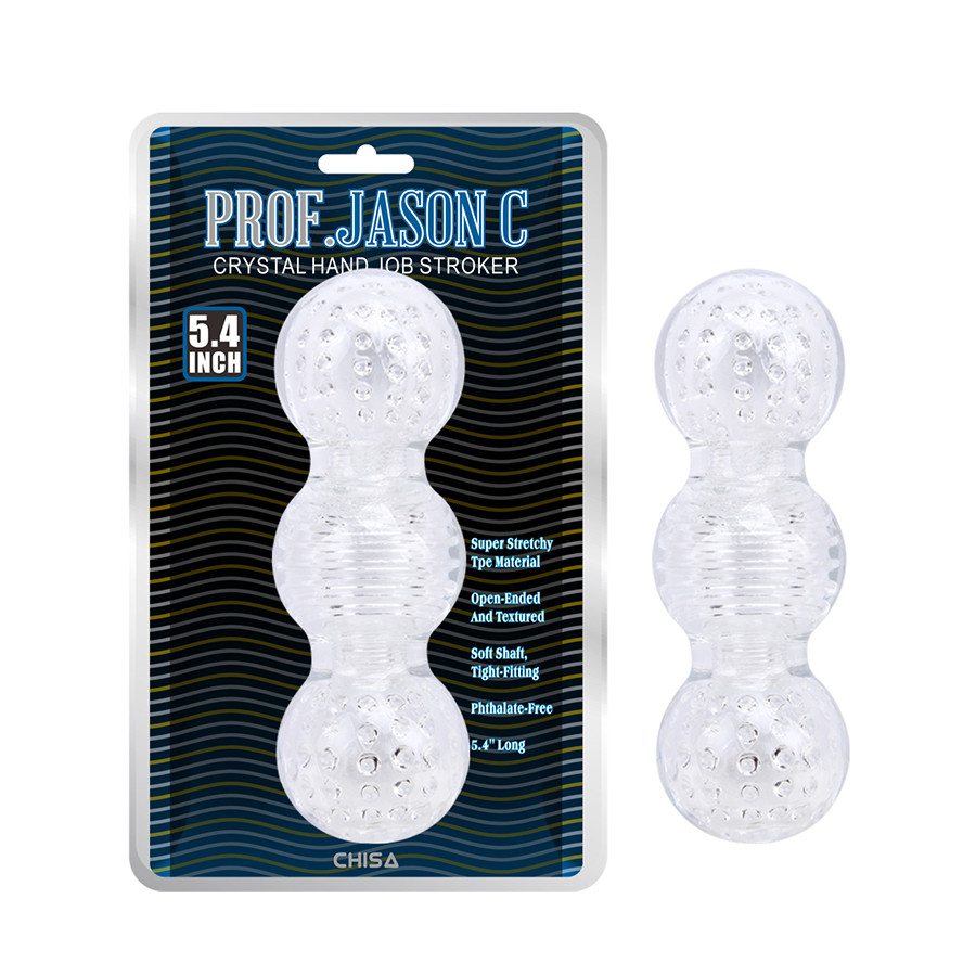 Проѕирен мастурбатор Crystal Hand Job Stroker