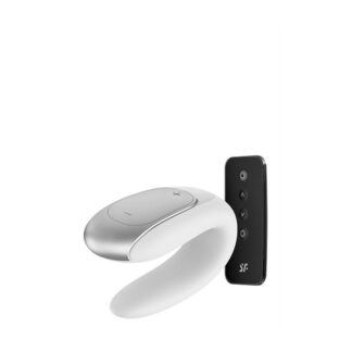 Вибратор за парови SF Double Fun со далечински управувач